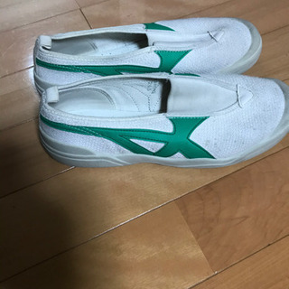 体育館シューズ、サイズ24.5㎝。