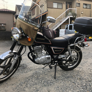 GN125 5400キロ　自賠責付き　リアボックス