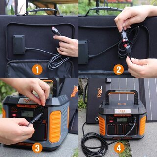 ☆ソーラーチャージャー 120W 2020最新型ソーラーパネル 折り畳み式☆の画像