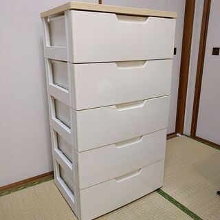 衣装ケース５段　価格交渉可能（０円も可能）