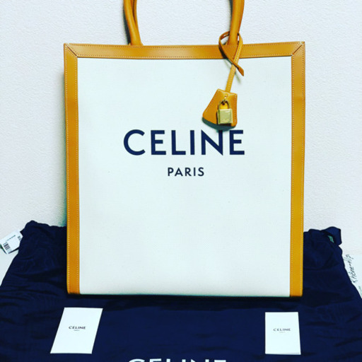 新品未使用　セリーヌ　celine キャンバストートバッグ　パーティカル　カバ