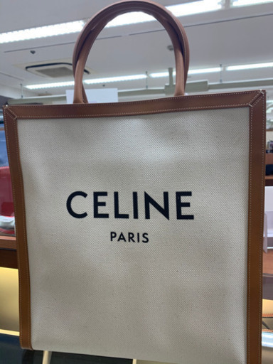 新品未使用　セリーヌ　celine キャンバストートバッグ　パーティカル　カバ