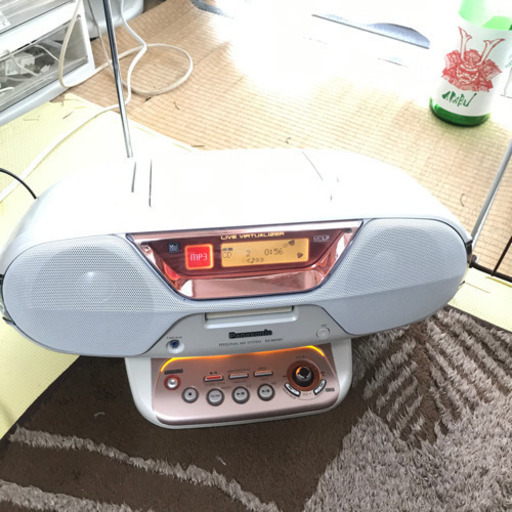 Panasonic　パナソニック　RX-MDX61 MD,CDラジカセ　中古品