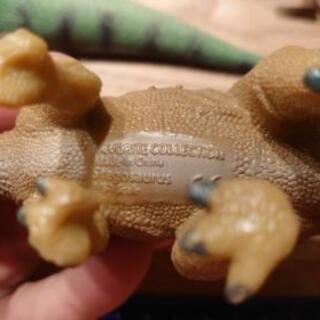 favorite collection製4体含む恐竜フィギュア7体とスカル11個の画像