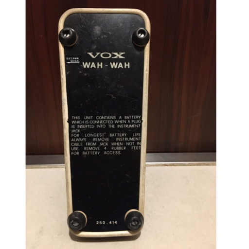 ビンテージ　VOX ワウペダル  250.414  JEN ELECTRONICA社製