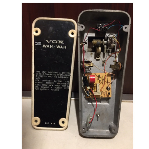 ビンテージ　VOX ワウペダル  250.414  JEN ELECTRONICA社製