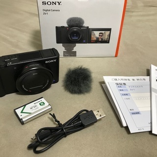 【美品】ソニー ZV-1 黒・おまけ多数【保証2年8ヶ月残】の画像