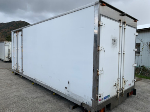 No.454 保冷バン 4ｔ アルミ箱 バイク倉庫 トラックコンテナ コメ保管庫 物置 DIY