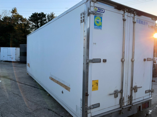 No.455 保冷バン 4ｔ アルミ箱 バイク倉庫 トラックコンテナ コメ保管庫 物置 DIY