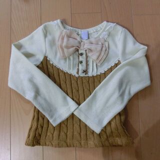 axes femme トップス＆スカート　3点セット　120の画像