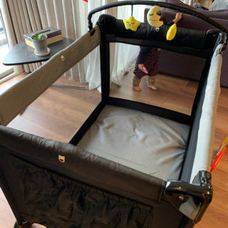 【0円 美品】プレイヤード｜ New York・Baby（ニューヨーク・ベビー） ☆【コンパクトに折畳み可能】☆【カワイイ トイバー付】 katoji KATOJI カトージ の画像