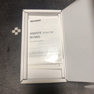【美品⭐︎SIMフリー】AQUOS sense lite SH-M05 ホワイトの画像