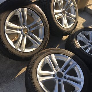 225/60R17 99Qアルミホイール　スタッドレス付き