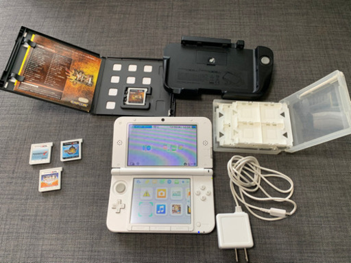 値段交渉可‼︎3DSLL+ソフト+ソフトケース＋拡張パットセット！！