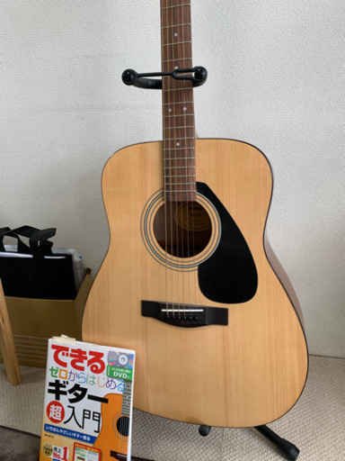 YAMAHA アコースティックギター 初心者セット スタンド.ケース付き 