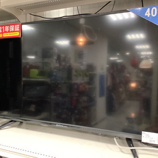 半年間保証付　Qriom 液晶テレビ　40インチ【トレファク南柏店】