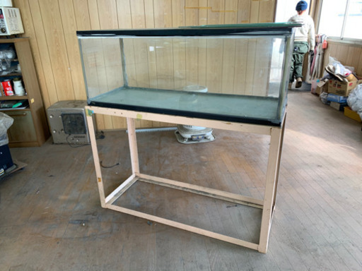 水槽　横120cm  幅45cm 高さ45cm