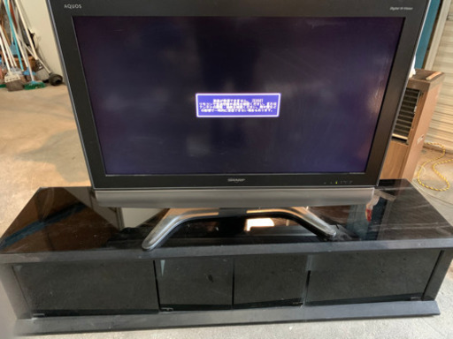 【滋賀引き取り】テレビ台+テレビAQUOS