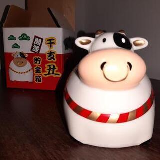 丑年 貯金箱の画像
