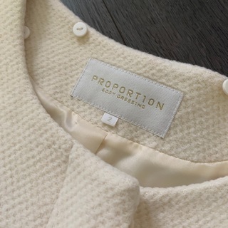 【proportion body dressing】白コートの画像