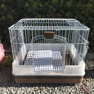 受け渡し者決定しました。うさぎ小屋　ホワイト