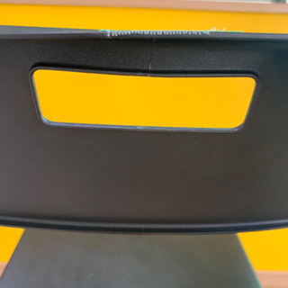 ジャンク品。IKEA 折りたたみチェア ブラック 4脚セットの画像
