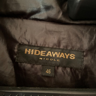 ジャケット　ダウンジャケット　Mサイズ　メンズジャケット　HIDEAWAYSの画像