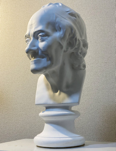 石膏像　ボルテール胸像◆ほぼ新品◆