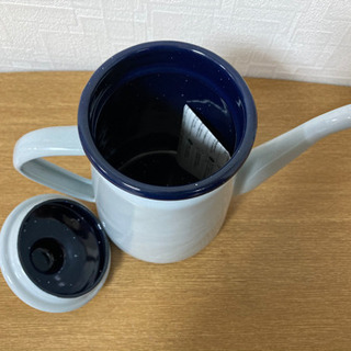 【未使用】【完売】ガス火用ホーローケトル　ニトリ　ライトグレーの画像