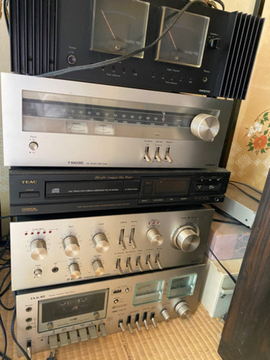 オンキョー　スピーカー　デッキセット