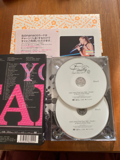 安室奈美恵 京セラ DVD 大阪・ナナコカードセット