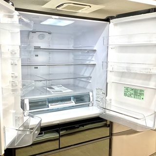 安心の1年保証付！2017年製 HITACHI(日立)の6ドア冷蔵庫「R-