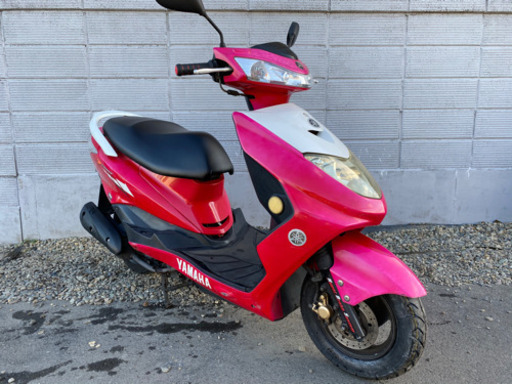 ☆シグナスZ.人気の125ccバイク☆フロントタイヤ・バッテリー・ブレーキなど新品交換^_^色々整備で快調！！ピンクナンバー車両☆