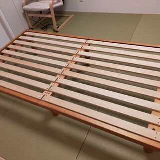 通気性の良い「すこのシングルベッド」の画像