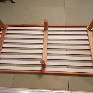 通気性の良い「すこのシングルベッド」の画像