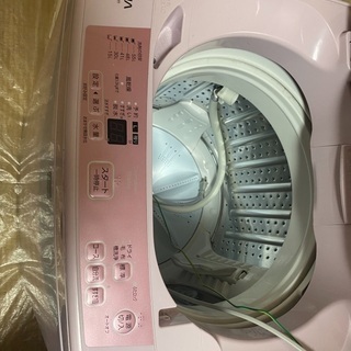 ピンク　可愛い　洗濯機の画像