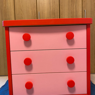 【受渡決定済】【値下げ】イケア　マンムット　子供服用チェスト【中古品】IKEA MAMMUTの画像