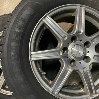 最終値下げバリ山スタッドレス　アルミタイヤセットの画像