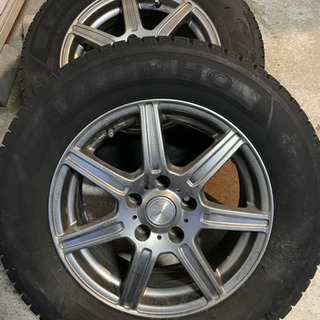 最終値下げバリ山スタッドレス　アルミタイヤセットの画像