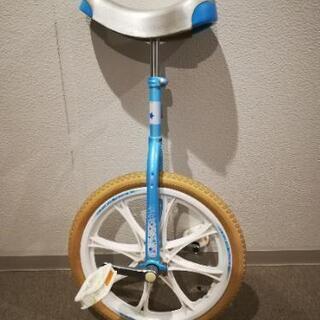【値下げ】子供用一輪車(ユニサイクル18インチ水色)
