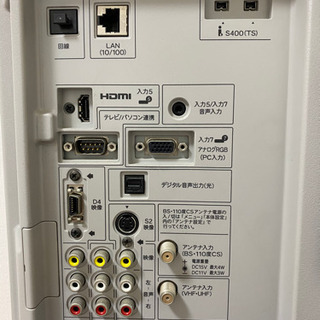 SHARP AQUOS 20型 LC-20D10 液晶テレビの画像