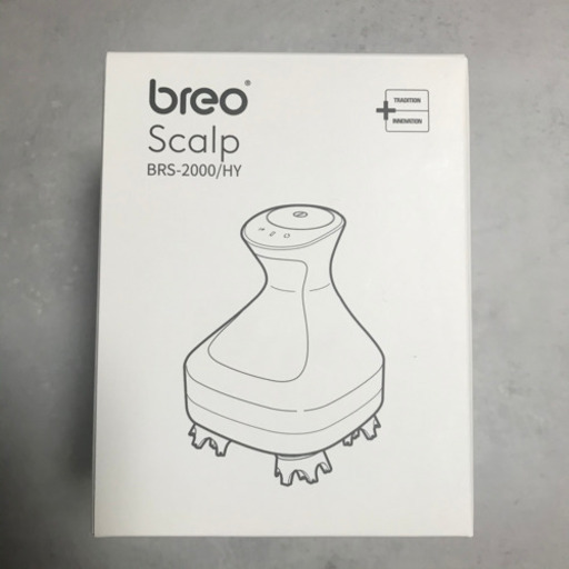 [配送対応可能] breo 頭皮マッサージ洗浄ブラシ brs2000HY