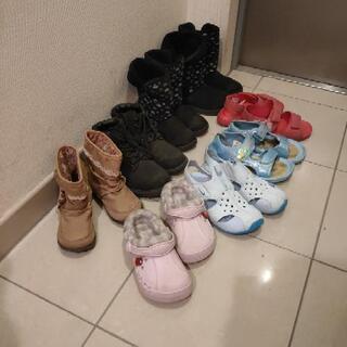 女児用サンダル4足＋ブーツ4足　17cm~21cm
