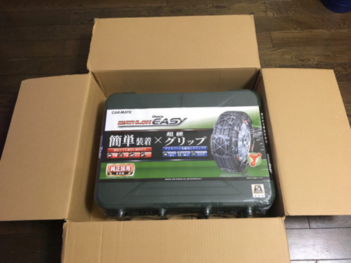 非金属タイヤチェーン　カーメイト　バイアスロン　クイックイージーQE10L（新品）