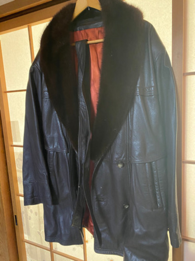 レザージャケット　レザーハーフコート