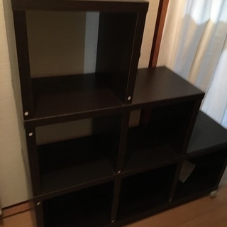 オープンラック　黒　ニトリ？