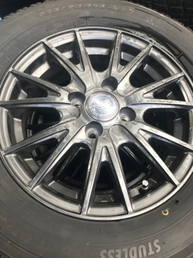 激安アルミホイルスタッドレスタイヤ4本セット