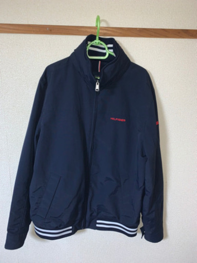   ロゴナイロンブルゾン