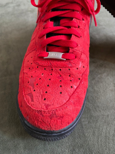 NIKE エアフォース1 限定スウェード花柄