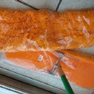 美品　未使用品　体育館モップ 本体＆スペアセット　フイトルモップ オーバル　ホールモップ ワイドモップ　ヘッド部60cm　フロアモップ　オーバル　M6　帯電材付モップの画像